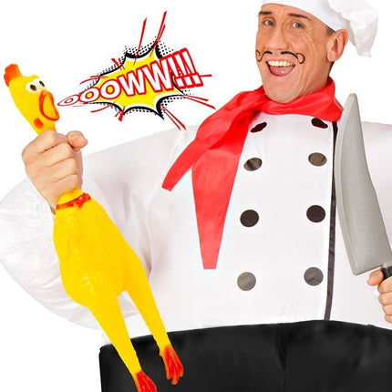 Schreeuwende Kip 38 CM van Widmann koop je bij Partywinkel