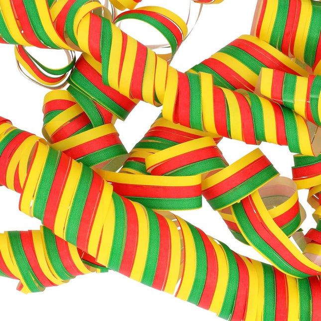 Serpentines Rood - Geel - Groen 4m - 2 stuks van Folat koop je bij Partywinkel