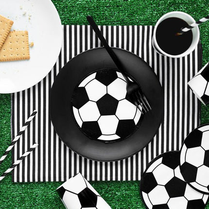 Servetten Voetbal 13,5cm 20st van Partydeco koop je bij Partywinkel