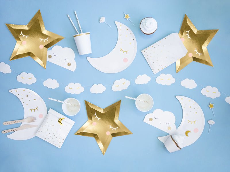 Servetten Wolk 16cm 20st van Partydeco koop je bij Partywinkel