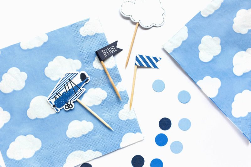 Servetten Wolken 33cm 20st van Partydeco koop je bij Partywinkel