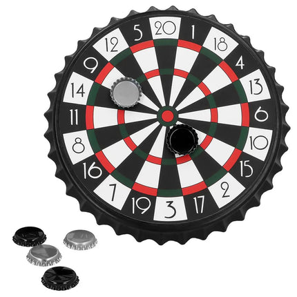 Set drankspel drink & dart (dartbord 25cm, 6 bierdopjes) van Boland koop je bij Partywinkel