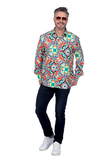 Hippie 60S Blouse Heren van Wilbers & Wilbers koop je bij Partywinkel