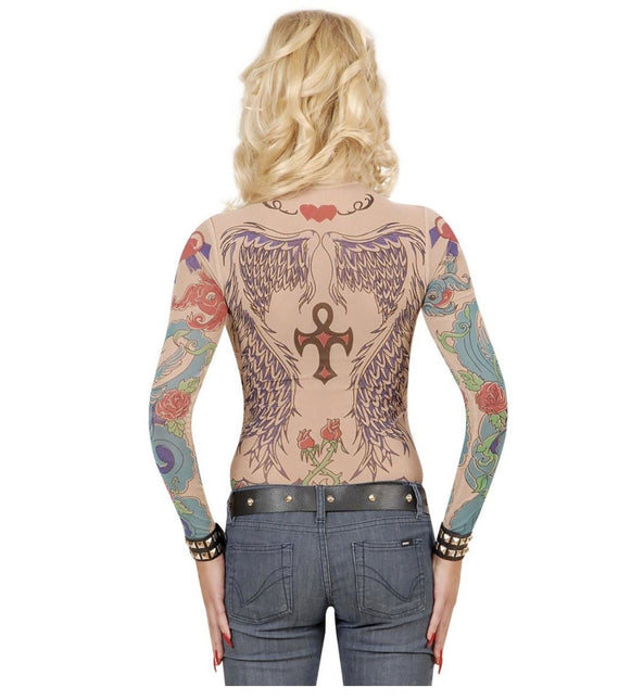 Shirt Tattoo Wings van Widmann koop je bij Partywinkel