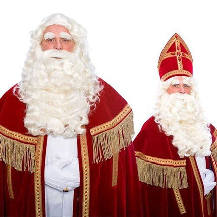 Sinterklaas Baard Sint Deluxe TV van Haza Witbaard koop je bij Partywinkel