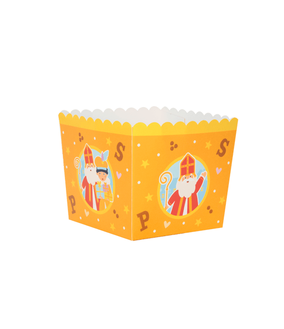 Sinterklaas Bakjes 8cm 6st van Paper Dreams koop je bij Partywinkel