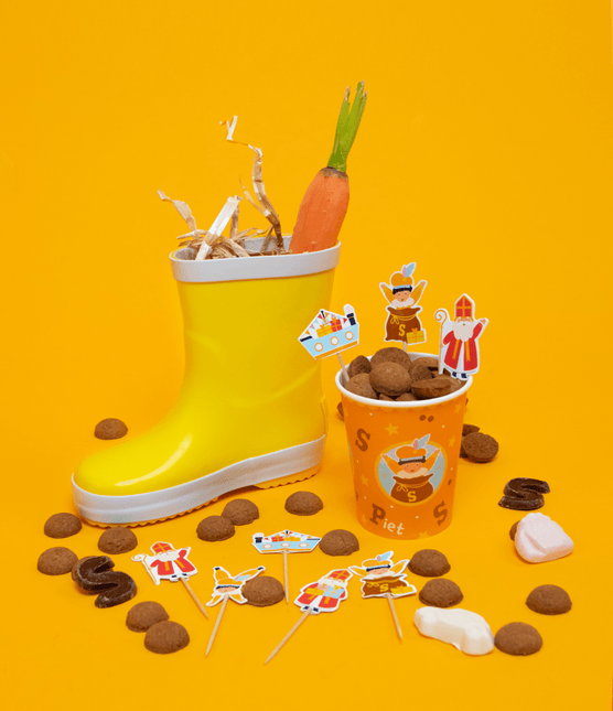 Sinterklaas Bekers 8st van Paper Dreams koop je bij Partywinkel