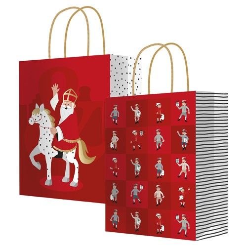 Sinterklaas Cadeautasje 31cm van Haza Witbaard koop je bij Partywinkel