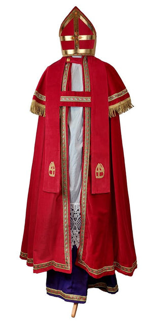 Sinterklaas Kostuum Fluweel 3 delig van Haza Witbaard koop je bij Partywinkel