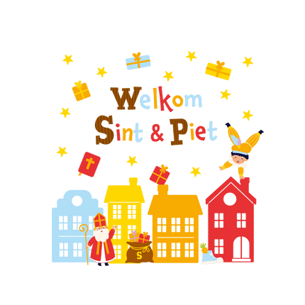 Sinterklaas Raamstickers van Paper Dreams koop je bij Partywinkel