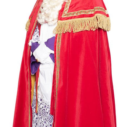 Sinterklaaspak Compleet Fluweel 4 delig van Haza Witbaard koop je bij Partywinkel