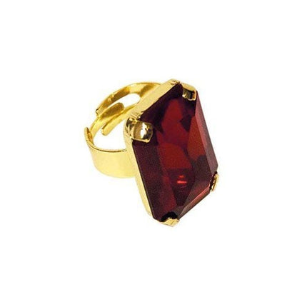 Sinterklaasring Klassiek Verstelbaar van Haza Witbaard koop je bij Partywinkel