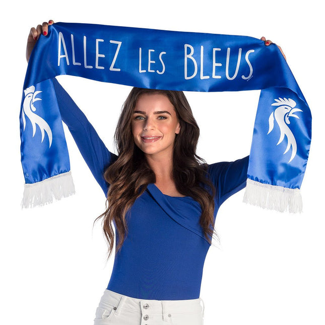 Sjaal Allez Les Bleus 1,45m van Boland koop je bij Partywinkel
