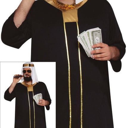 Sjeik Kostuum Zwart Heren van Fiestas Guirca koop je bij Partywinkel