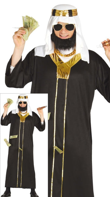 Sjeik Kostuum Zwart Heren van Fiestas Guirca koop je bij Partywinkel