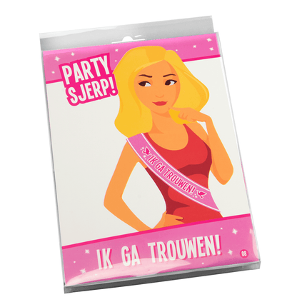 Sjerp Ik Ga Trouwen van Paper Dreams koop je bij Partywinkel