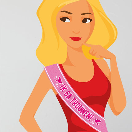 Sjerp Ik Ga Trouwen van Paper Dreams koop je bij Partywinkel