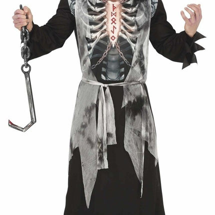 Skelet Halloween Kostuum Heren L van Fiestas Guirca koop je bij Partywinkel
