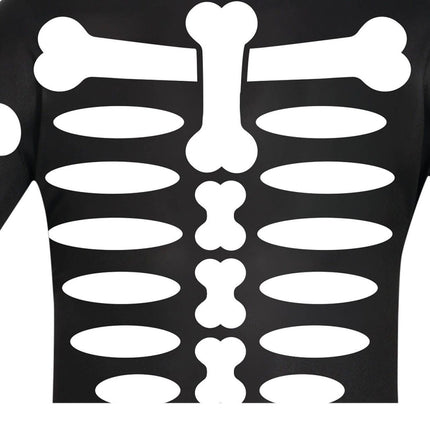 Skelet Halloween Kostuum Kind Wit Zwart van Fiestas Guirca koop je bij Partywinkel