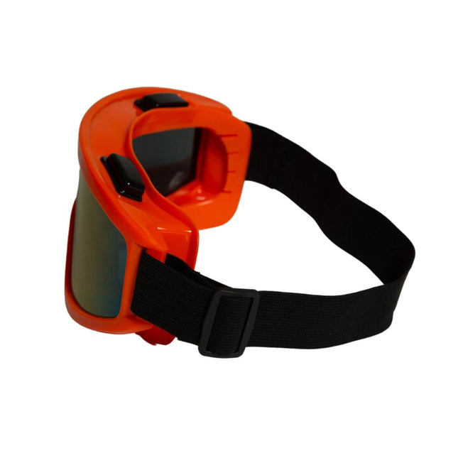 Ski Bril Oranje van Partychimp koop je bij Partywinkel