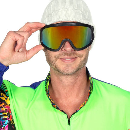 Zwarte Skibril van Wilbers & Wilbers koop je bij Partywinkel