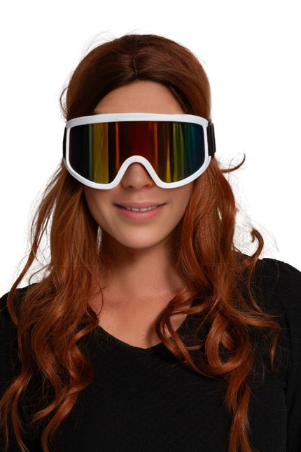 Skibril Wit van Partychimp koop je bij Partywinkel