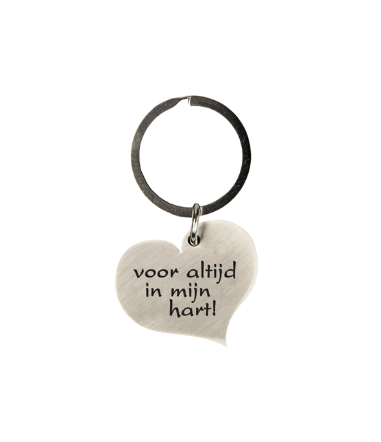 Sleutelhanger In Mijn Hart 10cm van Paper Dreams koop je bij Partywinkel
