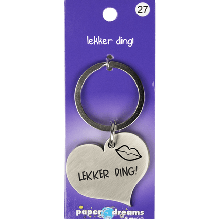 Sleutelhanger Lekker Ding 10cm van Paper Dreams koop je bij Partywinkel