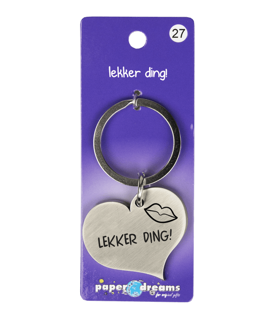 Sleutelhanger Lekker Ding 10cm van Paper Dreams koop je bij Partywinkel
