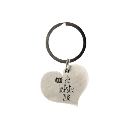 Sleutelhanger Liefste Zus 10cm van Paper Dreams koop je bij Partywinkel