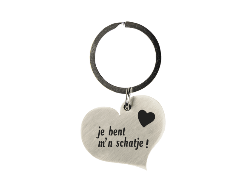 Sleutelhanger M'N Schatje 10cm van Paper Dreams koop je bij Partywinkel