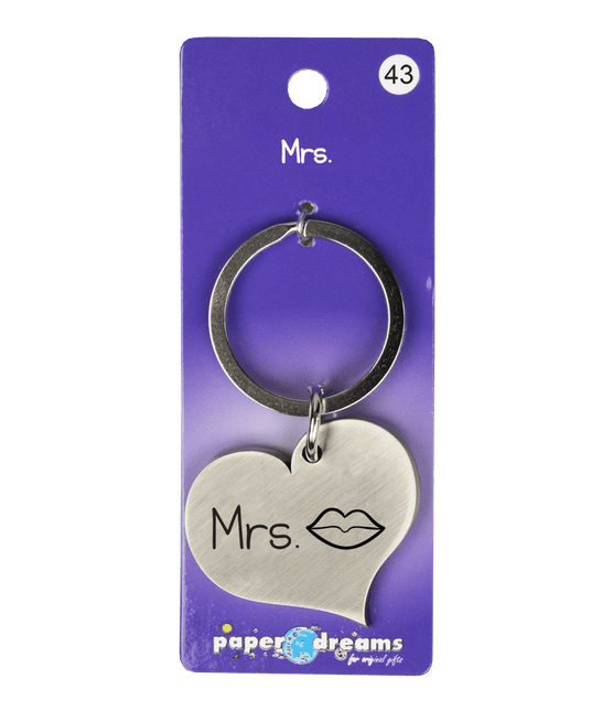 Sleutelhanger Mrs Zoen 10cm van Paper Dreams koop je bij Partywinkel