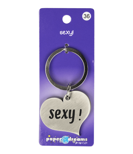 Sleutelhanger Sexy 10cm van Paper Dreams koop je bij Partywinkel