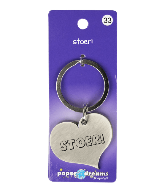 Sleutelhanger Stoer 10cm van Paper Dreams koop je bij Partywinkel