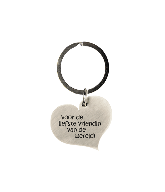 Sleutelhanger Vriendin 10cm van Paper Dreams koop je bij Partywinkel