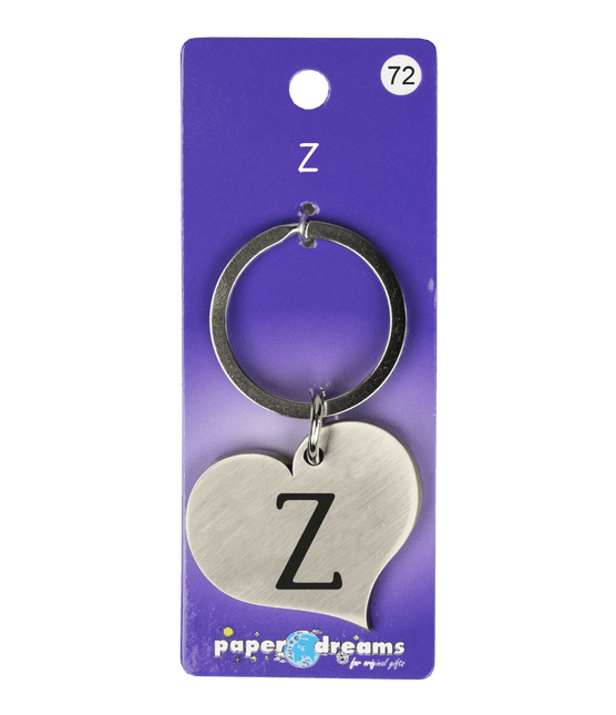 Sleutelhanger Z 10cm van Paper Dreams koop je bij Partywinkel