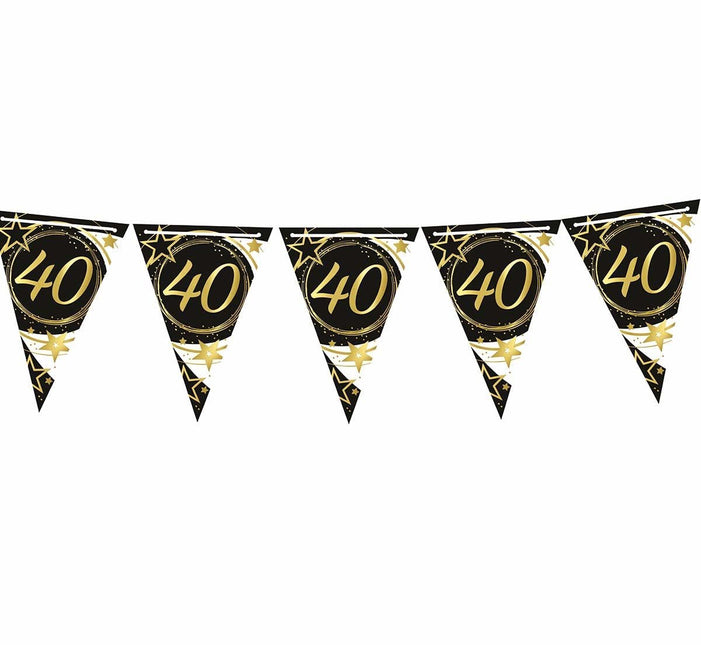 Slinger 40 Jaar Papier 3m van Fiestas Guirca koop je bij Partywinkel
