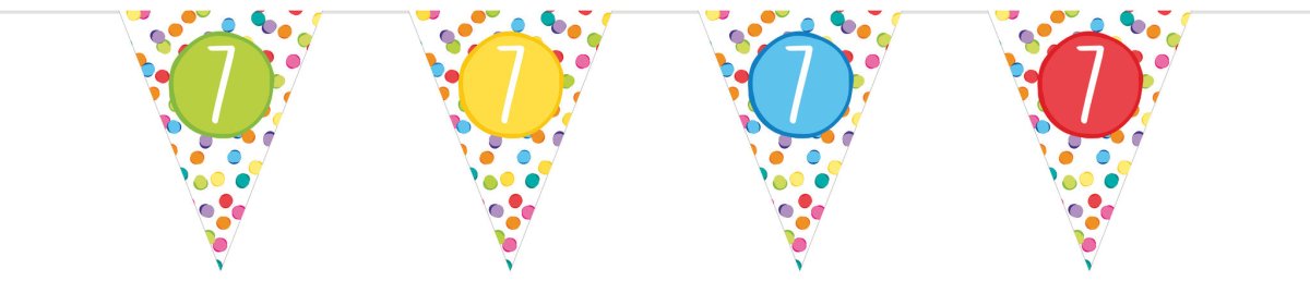 Slinger 7 Jaar Gekleurd 6m van Haza Witbaard koop je bij Partywinkel