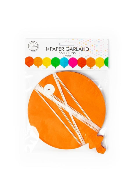 Slinger Ballonnen Gekleurd 6m van WeFiesta koop je bij Partywinkel