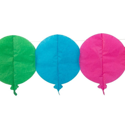 Slinger Ballonnen Gekleurd 6m van WeFiesta koop je bij Partywinkel