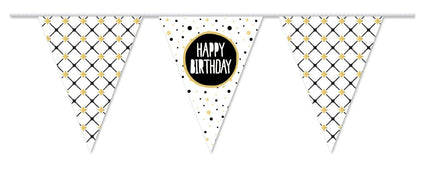 Slinger Happy Birthday Goud 10m van Haza Witbaard koop je bij Partywinkel