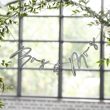 Slinger Mr& Mrs 2m van Ginger Ray koop je bij Partywinkel