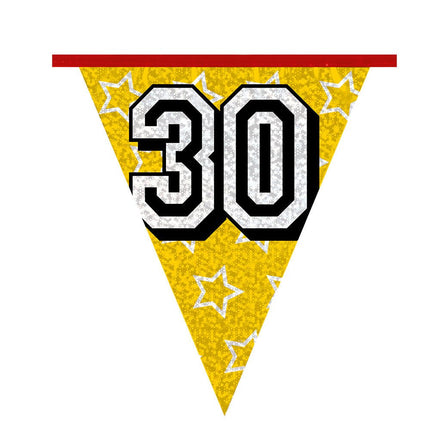 Slingers 30 Jaar Glitter 8m van Boland koop je bij Partywinkel