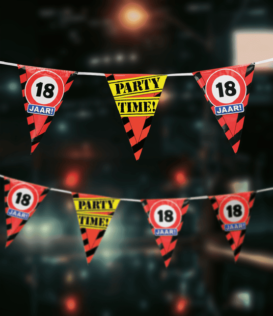 Slingers 50 jaar Verkeersbord 10m van Paper Dreams koop je bij Partywinkel