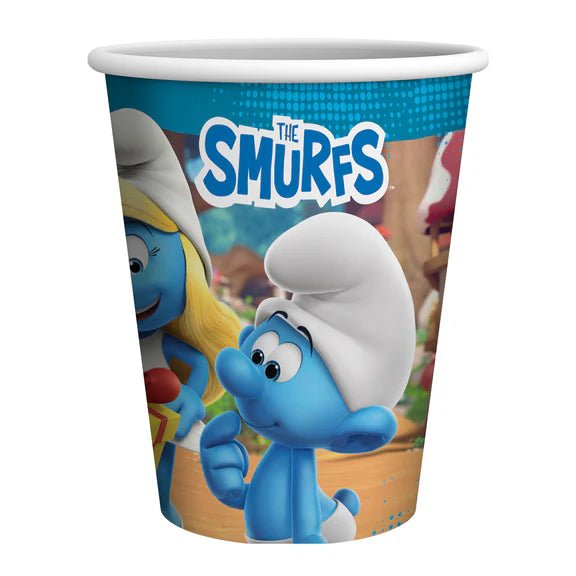 Smurfen Bekers 250ml 8st van VDV Benefit koop je bij Partywinkel