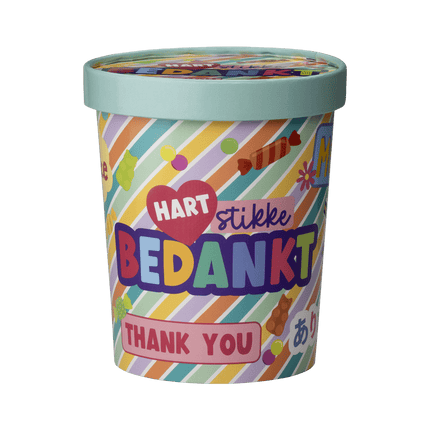 Snoepbakje Bedankt 12cm van Paper Dreams koop je bij Partywinkel