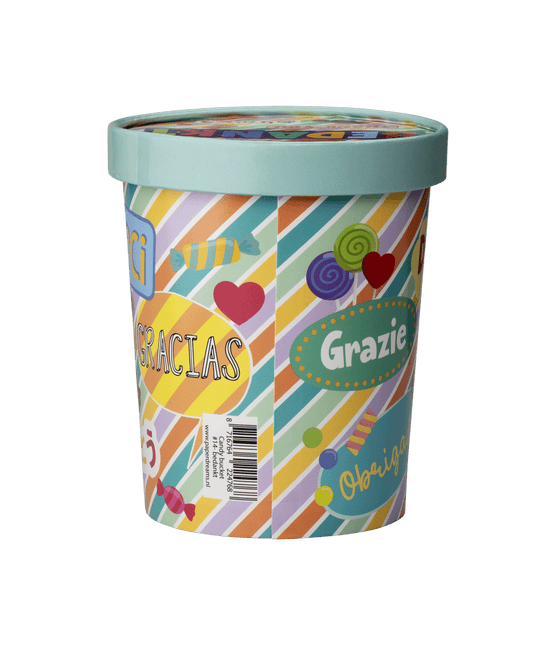Snoepbakje Bedankt 12cm van Paper Dreams koop je bij Partywinkel