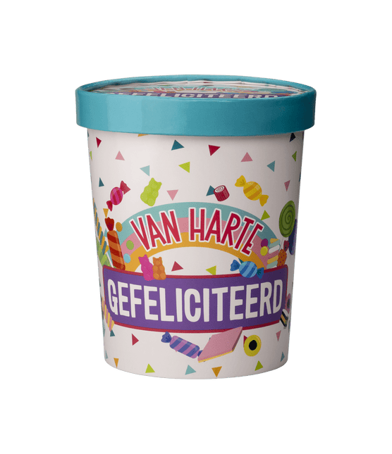 Snoepbakje Gefeliciteerd 12cm van Paper Dreams koop je bij Partywinkel