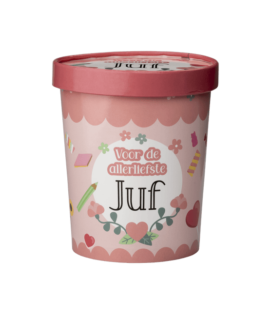 Snoepbakje Juf 12cm van Paper Dreams koop je bij Partywinkel