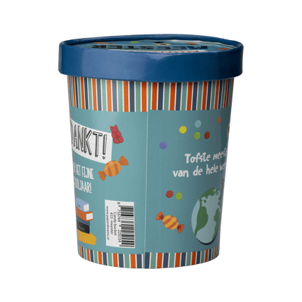 Snoepbakje Meester 12cm van Paper Dreams koop je bij Partywinkel